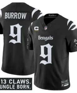 Jungle Shadows Edition' Cincinnati Bengals Nike Vapor Limited Stitched Jersey - Black