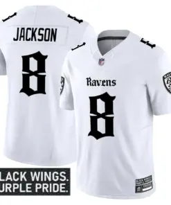 Nevermore Edition' Baltimore Ravens Nike Vapor Limited Stitched Jersey - Black - Image 12