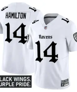 Nevermore Edition' Baltimore Ravens Nike Vapor Limited Stitched Jersey - Black - Image 14