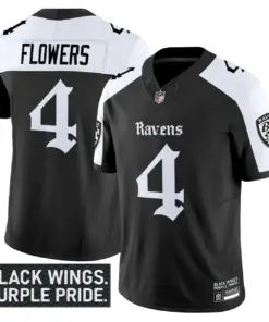 Nevermore Edition' Baltimore Ravens Nike Vapor Limited Stitched Jersey - Black - Image 26
