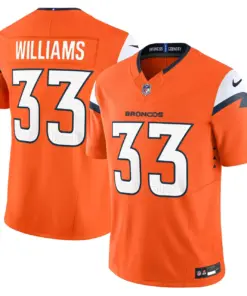 Denver Broncos Nike 2024 Vapor Limited Stitched Jersey - Image 3
