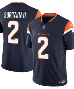 Denver Broncos Nike 2024 Vapor Limited Stitched Jersey - Image 13