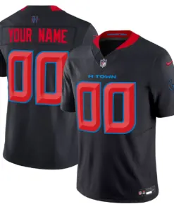 Houston Texans Nike 2024 Vapor Custom Limited Stitched Jersey - White