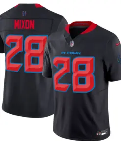 Houston Texans Nike 2024 Vapor Limited Stitched Jersey - Black - Image 3