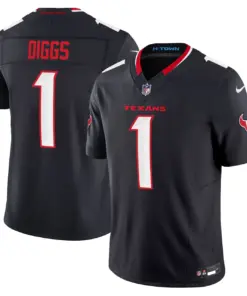 Houston Texans Nike 2024 Vapor Limited Stitched Jersey - Black - Image 10