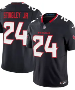 Houston Texans Nike 2024 Vapor Limited Stitched Jersey - Black - Image 13