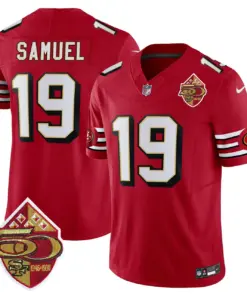 Alternative view of San Francisco 49ers Nike 1996 Throwback Vapor Limited Stitched Jersey - Red