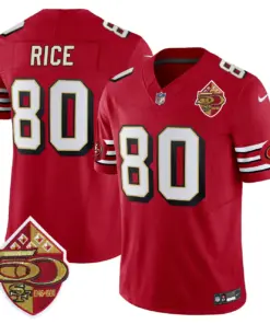 San Francisco 49ers Nike 1996 Throwback Vapor Limited Stitched Jersey - Red - Image 6