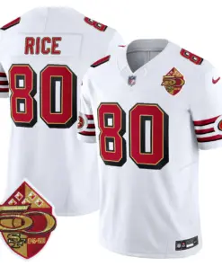 San Francisco 49ers Nike 1996 Throwback Vapor Limited Stitched Jersey - Red - Image 16