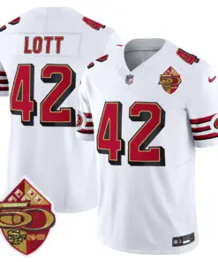 San Francisco 49ers Nike 1996 Throwback Vapor Limited Stitched Jersey - Red - Image 19
