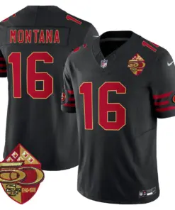 San Francisco 49ers Nike 1996 Throwback Vapor Limited Stitched Jersey - Red - Image 28