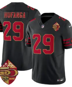 San Francisco 49ers Nike 1996 Throwback Vapor Limited Stitched Jersey - Red - Image 30