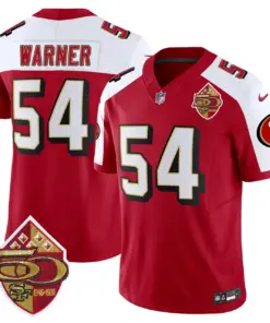 San Francisco 49ers Nike 1996 Throwback Vapor Limited Stitched Jersey - Red - Image 35