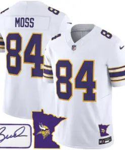 Minnesota Vikings Nike Classic Bud Grant Patch Limited Stitched Jersey V2 - Image 14
