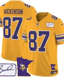 Minnesota Vikings Nike Classic Bud Grant Patch Limited Stitched Jersey V2 - Image 27