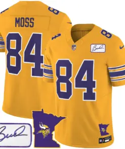 Minnesota Vikings Nike Classic Bud Grant Patch Limited Stitched Jersey V2 - Image 28