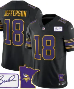 Minnesota Vikings Nike Classic Bud Grant Patch Limited Stitched Jersey V2 - Image 29