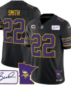 Minnesota Vikings Nike Classic Bud Grant Patch Limited Stitched Jersey V2 - Image 33