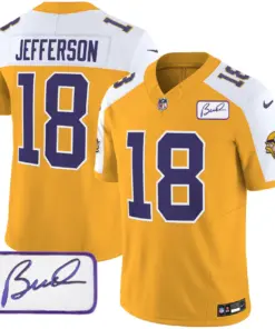Minnesota Vikings Nike Classic Bud Grant Patch Limited Stitched Jersey V3 - Image 8