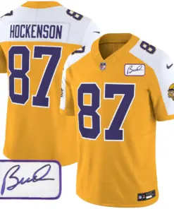 Minnesota Vikings Nike Classic Bud Grant Patch Limited Stitched Jersey V3 - Image 13