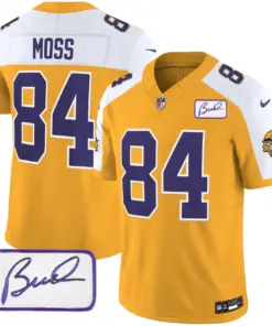 Minnesota Vikings Nike Classic Bud Grant Patch Limited Stitched Jersey V3 - Image 14