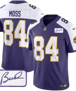 Minnesota Vikings Nike Classic Bud Grant Patch Limited Stitched Jersey V3 - Image 21