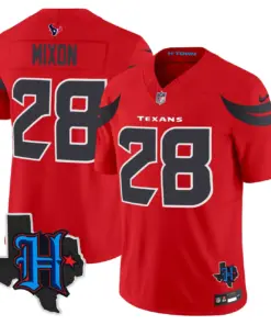 Houston Texans Nike 2024 Texas Patch Vapor Limited Stitched Jersey - Black - Image 19