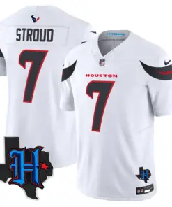 Houston Texans Nike 2024 Texas Patch Vapor Limited Stitched Jersey - Black - Image 25
