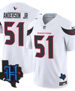 Houston Texans Nike 2024 Texas Patch Vapor Limited Stitched Jersey - Black - Image 31