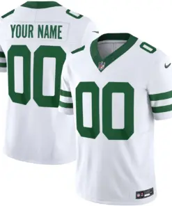 Alternative view of New York Jets Nike Legacy Limited Stitched Jersey - White