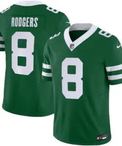 New York Jets Nike Legacy Limited Stitched Jersey - White - Image 8