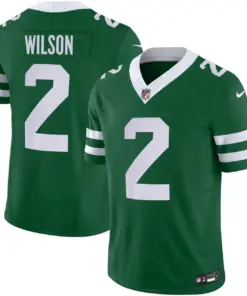 New York Jets Nike Legacy Limited Stitched Jersey - White - Image 9