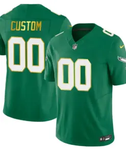 Philadelphia Eagles Nike Golden Edition Custom Limited Jersey Gold Edition - Gold