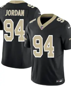 New Orleans Saints Nike Vapor Limited Stitched Jersey - Black - Image 3