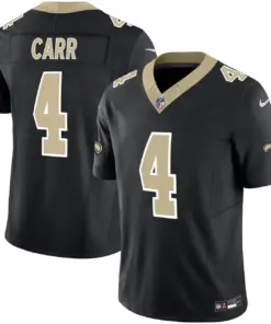 New Orleans Saints Nike Vapor Limited Stitched Jersey - Black - Image 4