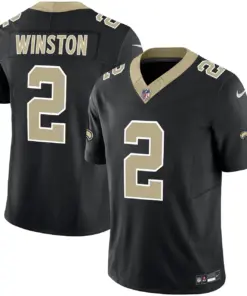 New Orleans Saints Nike Vapor Limited Stitched Jersey - Black - Image 6