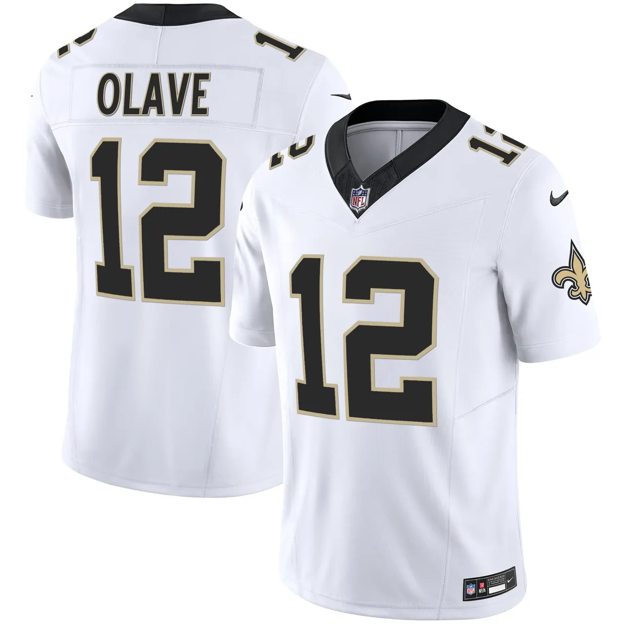 New Orleans Saints Nike Vapor Limited Stitched Jersey - Black - Image 10