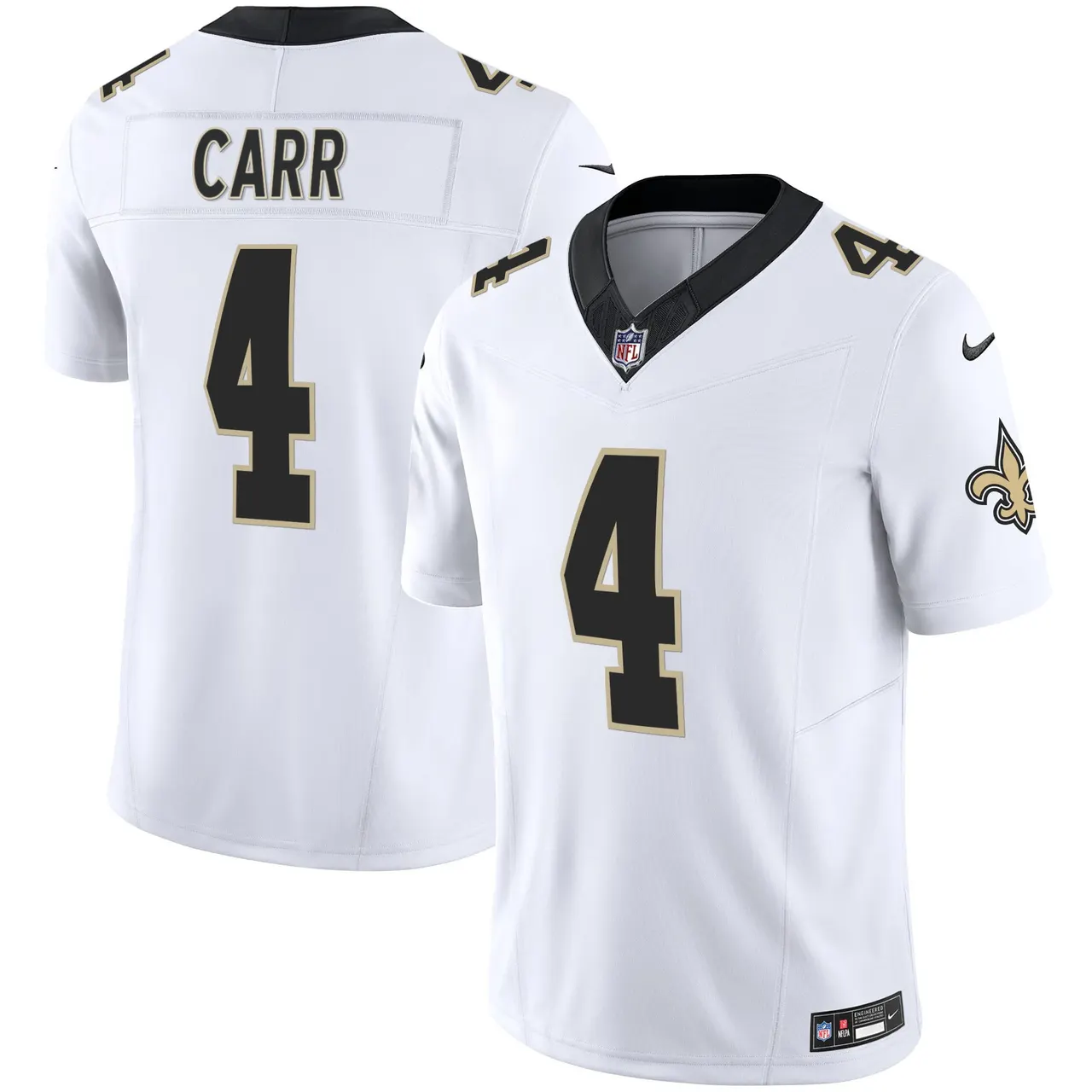 New Orleans Saints Nike Vapor Limited Stitched Jersey - Black - Image 12