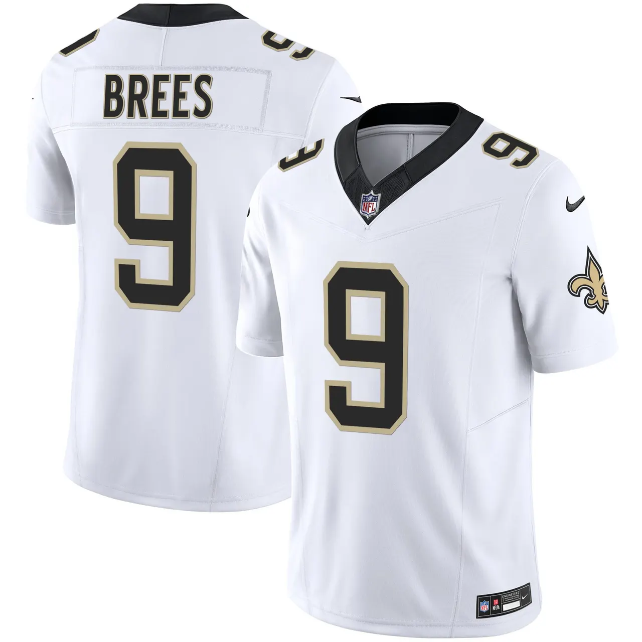 New Orleans Saints Nike Vapor Limited Stitched Jersey - Black - Image 13