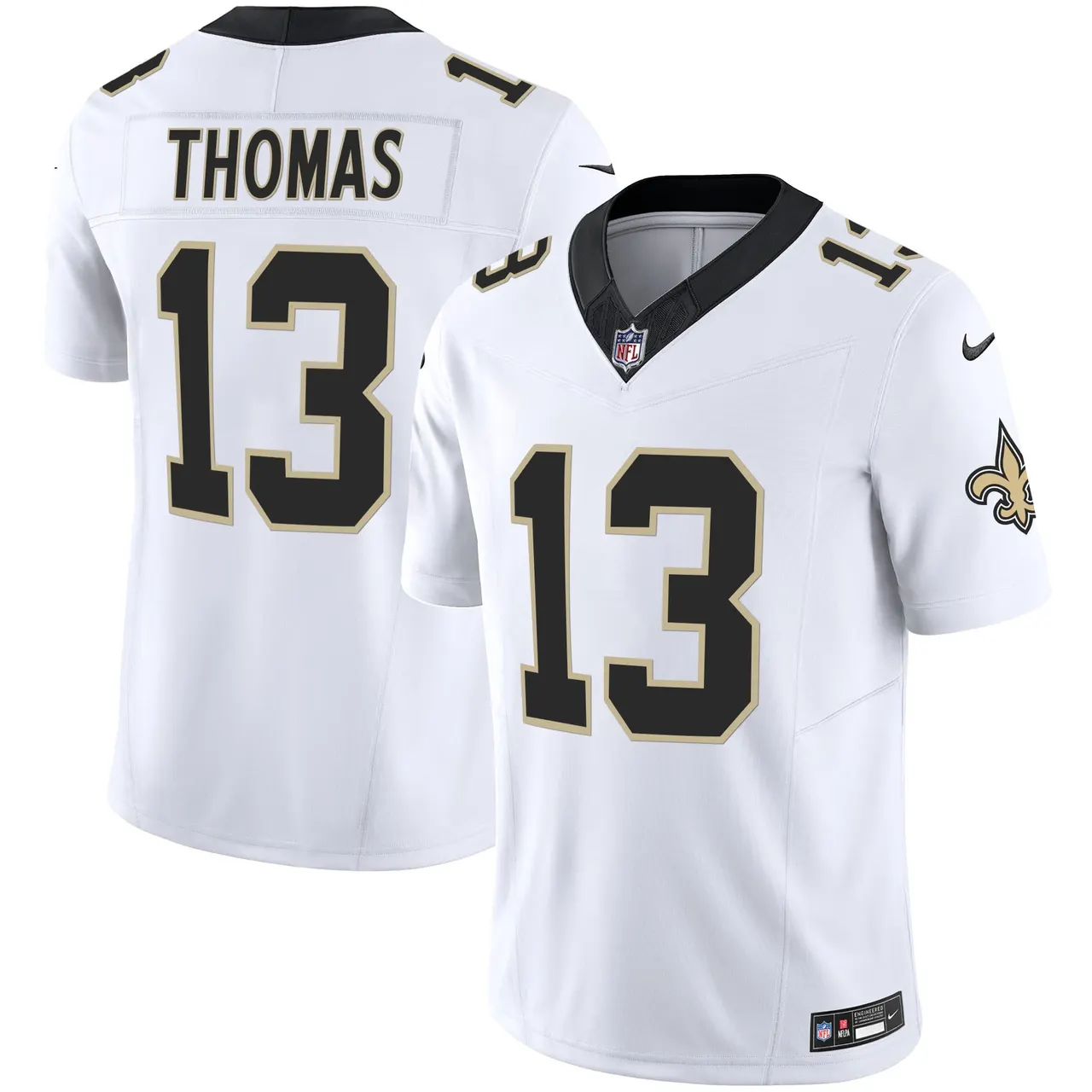 New Orleans Saints Nike Vapor Limited Stitched Jersey - Black - Image 15