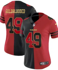 San Francisco 49ers Nike Blooded Stitched Jersey - Gold - Image 10