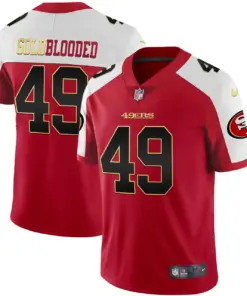 San Francisco 49ers Nike Blooded Stitched Jersey - Gold - Image 13