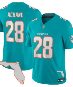 Miami Dolphins Nike Florida State Patch Limited Jersey - White - Image 3