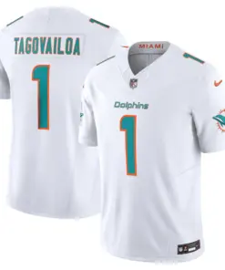 Miami Dolphins Nike Florida State Patch Limited Jersey - White - Image 6