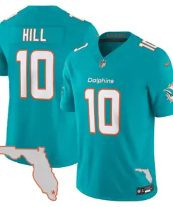 Miami Dolphins Nike Florida State Patch Limited Jersey - White - Image 11