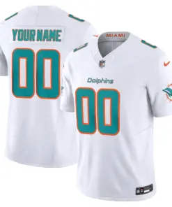 Miami Dolphins Nike Florida State Patch Limited Jersey - White - Image 14