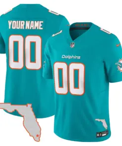 Miami Dolphins Nike Florida State Patch Limited Jersey - White - Image 15