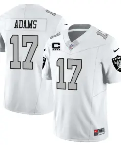 Las Vegas Raiders Nike 2023 Vapor Limited Stitched Jersey - Silver - Image 5