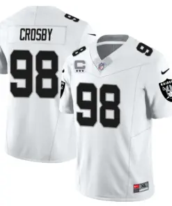 Las Vegas Raiders Nike 2023 Vapor Limited Stitched Jersey - Silver - Image 7