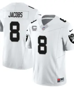 Las Vegas Raiders Nike 2023 Vapor Limited Stitched Jersey - Silver - Image 9
